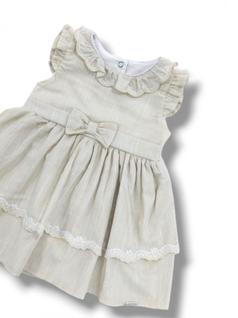 Vestido Bebê Menina Luxo Bordado Festa Verão Paraiso 15503