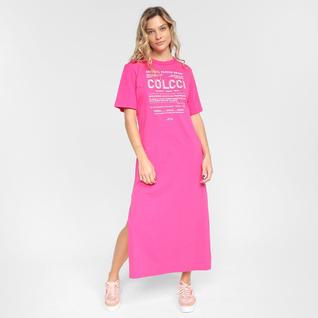 Vestido Colcci Midi Logo
