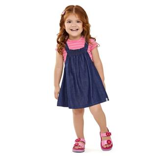 Vestido com blusa jeans