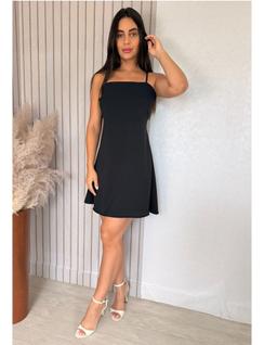 Vestido Curto Leve Soltinho Amarrar Nas Costas Casual Chique