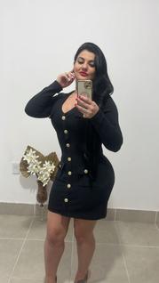 Vestido curto vestido de manga vestido elegante vestido chique vestido lindo