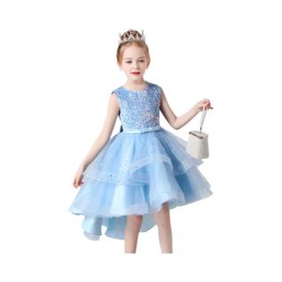 Vestido De Casamento Sem Mangas Para Meninas Com Lantejoulas E Renda Verão 2023 Em Tule Fl