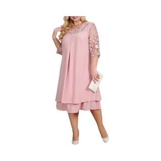 Vestido De Verão plus Size Com Bordado Floral E Patchwork Para Mulheres, Solto, Para Casam