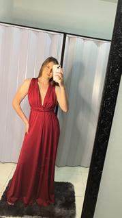 Vestido diversas amarrações