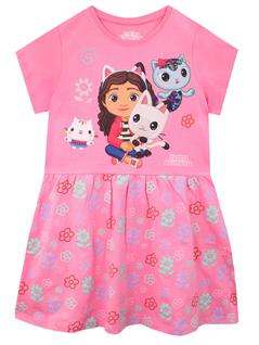 Vestido Dreamworks Gabby's Dollhouse Girls Gabby Floral de 5 anos