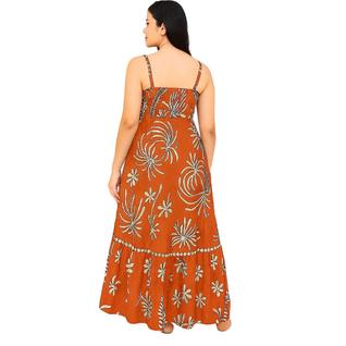 Vestido Indiano Vih Triny Boho Chic Estampado