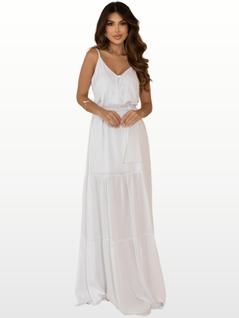 Vestido Longo Casual Festa Casamento Convidada Elegante