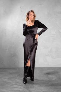Vestido Longo Night Glam - Preto