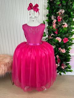 Vestido Longo Regata Pink para Meninas - Coleção Enjoy