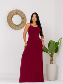 Vestido Longo Sereia Trançado nas Costas