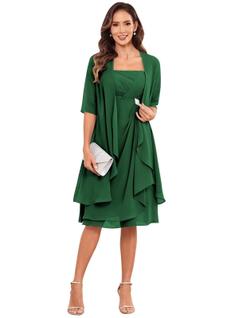Vestido Mãe da Noiva Homiily verde esmeralda tamanho 12