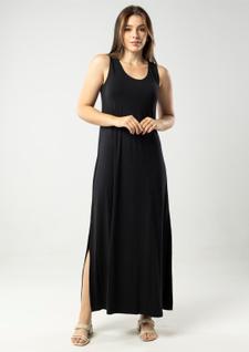 Vestido Pau a Pique Básico Preto
