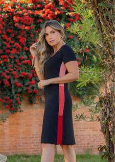 Vestido Pau a Pique Básico Preto