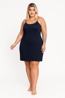 Vestido Plus Size Combinete Feminino Combinação Segunda Pele Para Usar Por Baixo Anagua