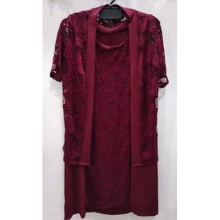 Vestido tubinho midi com bolero de renda social moda evangélica jovem senhora plus size