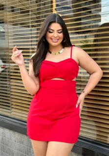 vestido vermelho
