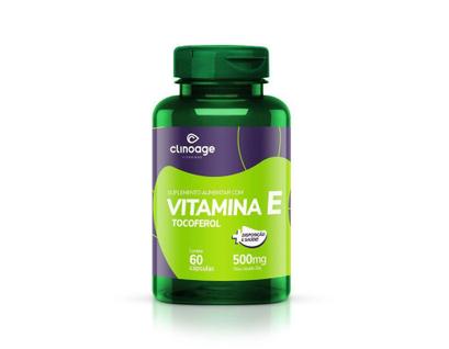 Vitamina E D alfa tocoferol-60Caps Clinoage-Antioxidante