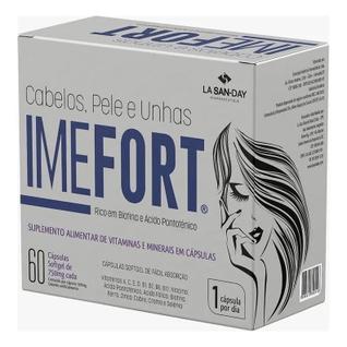 Vitamina Imefort Cabelos e Unhas 60Cps - La San Day