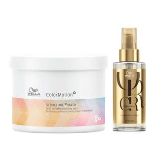 Wella Color Motion Kit  Máscara + Óleo Smoothening