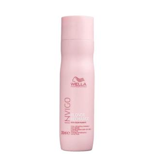 Wella Professionals Invigo Blonde Recharge - Shampoo Desamarelador 250ml