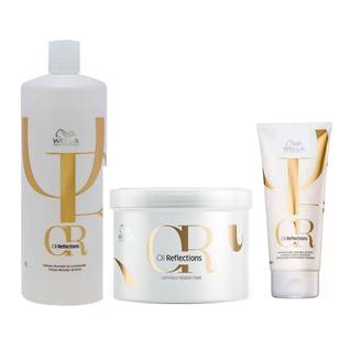 Wella Professionals Oil Reflections Kit  Shampoo + Condicionador + Máscara