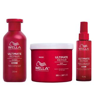 Wella Professionals Ultimate Kit  Shampoo + Máscara + Leave-In