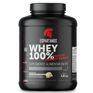 Whey Protein Concentrado 100% Pure 1800g WPC 80 - Espartanos