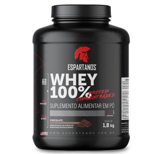 Whey Protein Concentrado 100% Pure 1800g WPC 80 - Espartanos