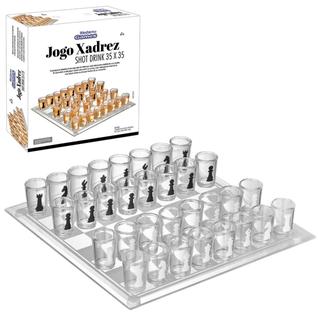 Xadrez Tabuleiro Vidro Decorativo Copo Bebida Shot Drink
