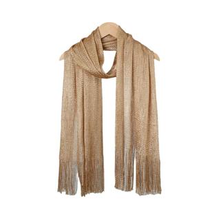 Xale Dourado Prateado Para Noivas E Madrinhas, Elegante Com Franjas De Arame Para Festas E