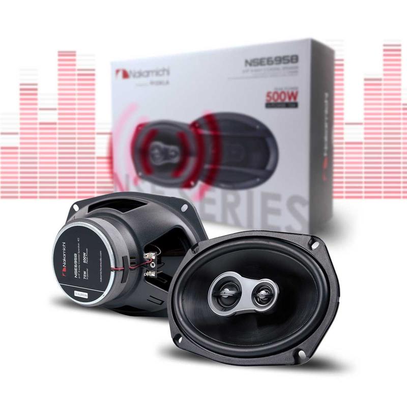 Alto-Falante Triaxial 6x9 1000W 4 Ohms Som Automotivo - JR8 - Som