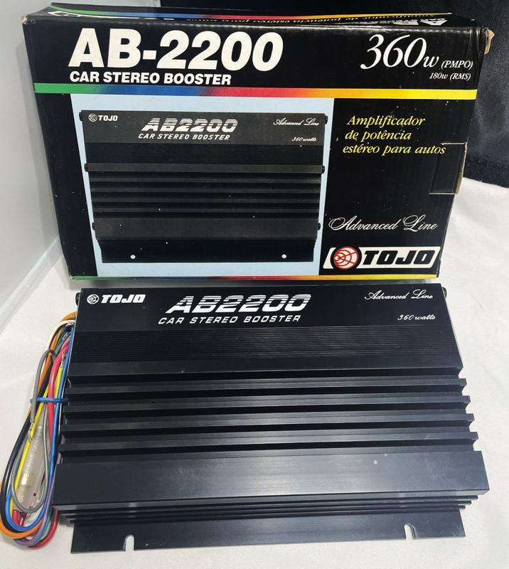 【あかみページ】 Amplificador Tojo Ab 2200 - Amplificador de Potência - Magazine Luiza