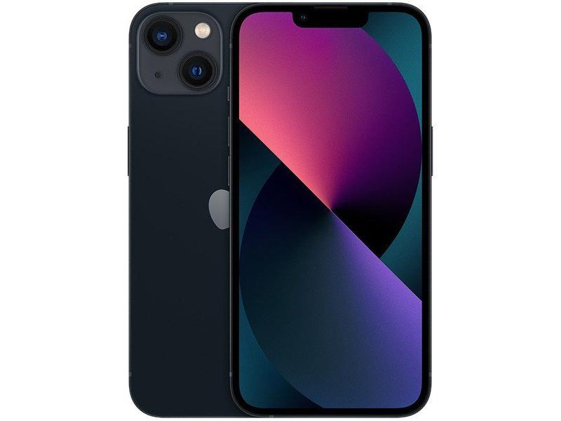 Apple iPhone 13 256GB Meia-Noite Tela 6,1” - 12MP iOS - iPhone 13
