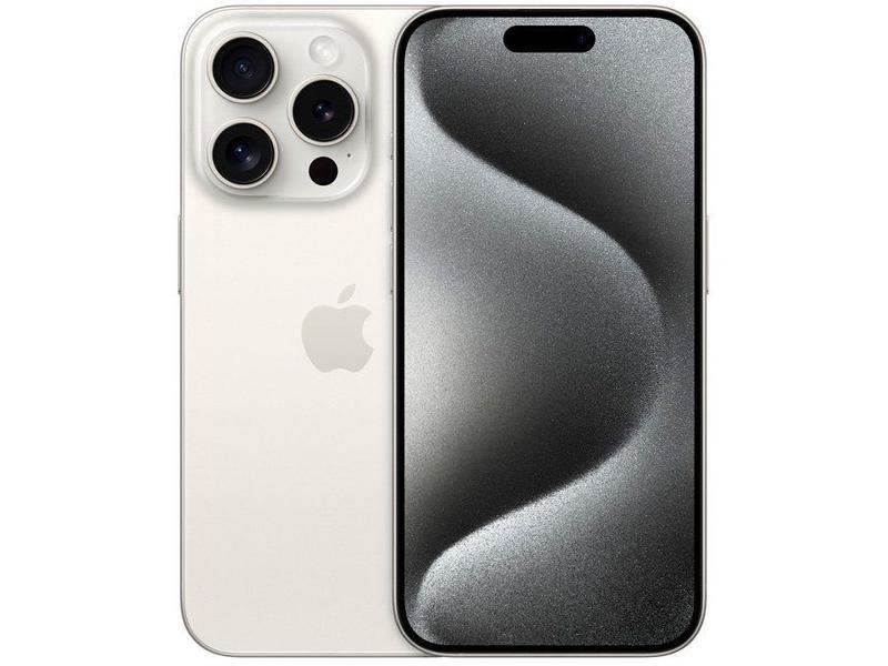 【BT84%】iPhone 15 Pro 128GB ホワイトチタニウム Apple iPhone 15 Pro 128GB Titânio Branco 6,1