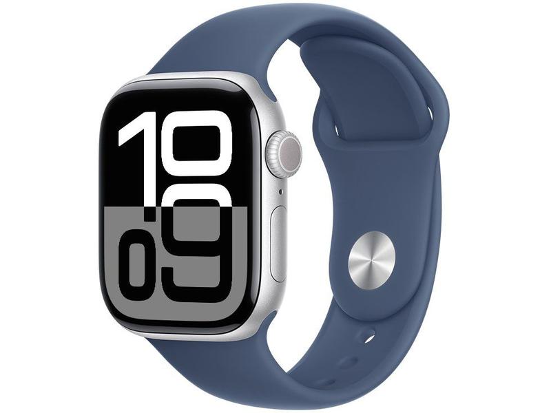 Apple Watch Series 10 GPS Caixa prateada de alumínio 42 mm