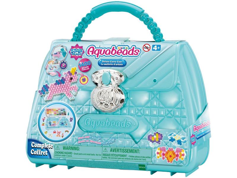 Aquabeads Maleta Deluxe Carry Case - 1400 Peças - Brincadeiras de