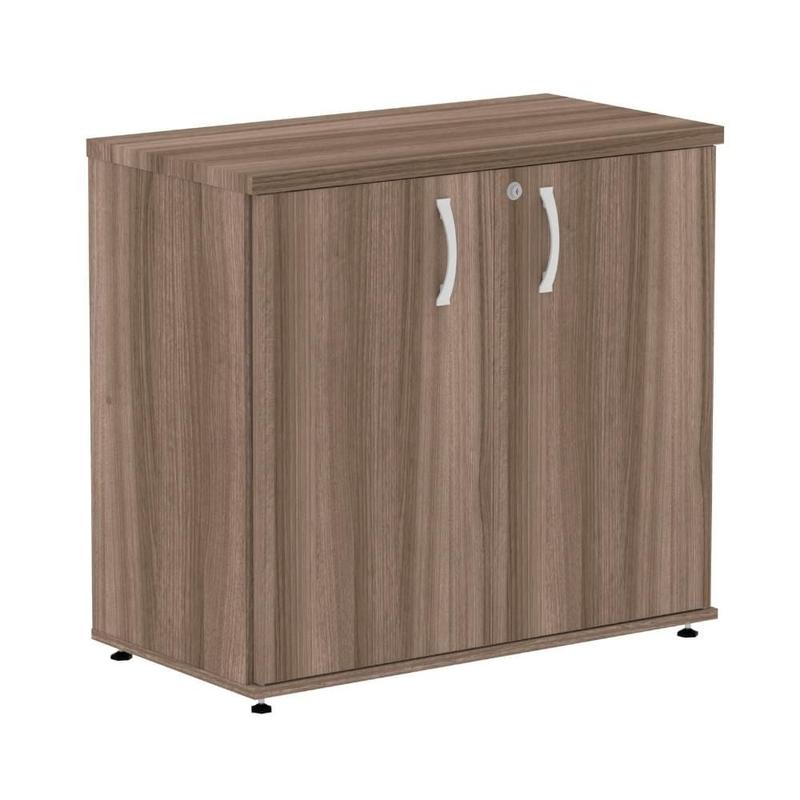 Armário Baixo P25 Pandin 80 cm (largura) em MDP Cor Walnut com 2