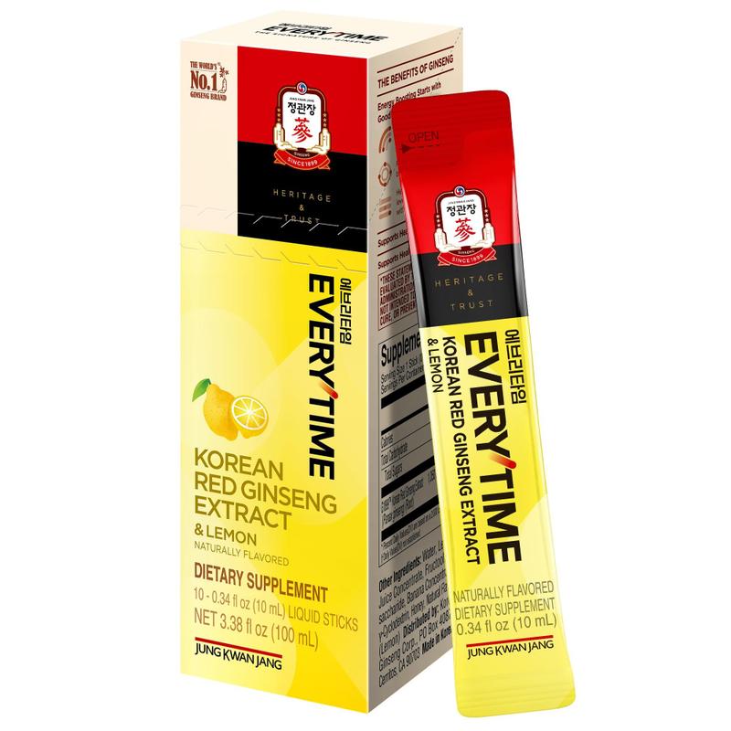 その他 JUNG KWAN JANG EVERY TIME ORIGINAL 300ml Bebida energética JUNG KWAN JANG Everytime Ginseng vermelho