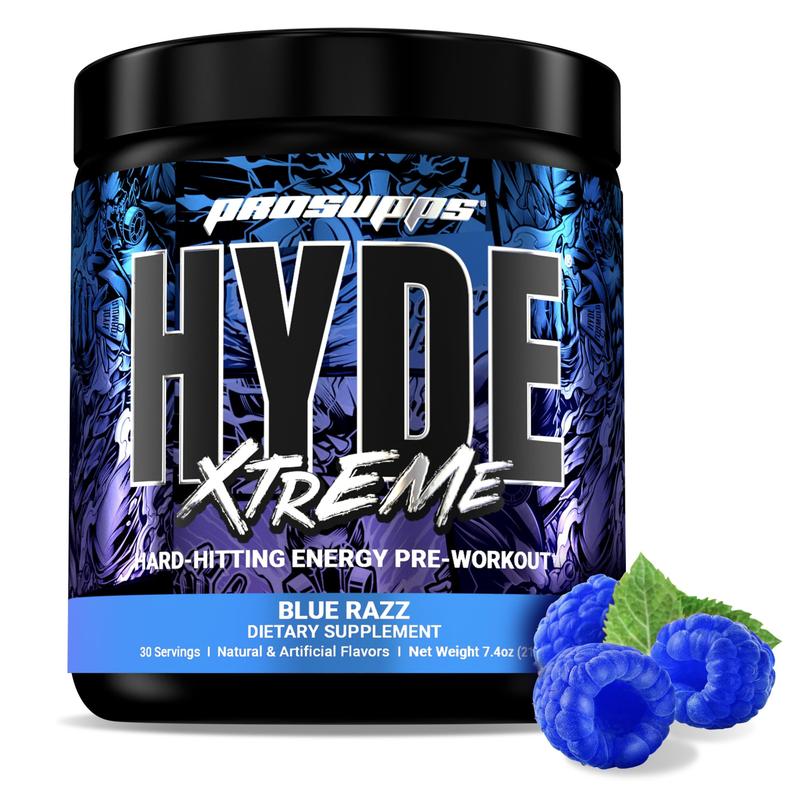 Bebida energética pré-treino PROSUPPS Mr. Hyde Xtreme Blue Razz