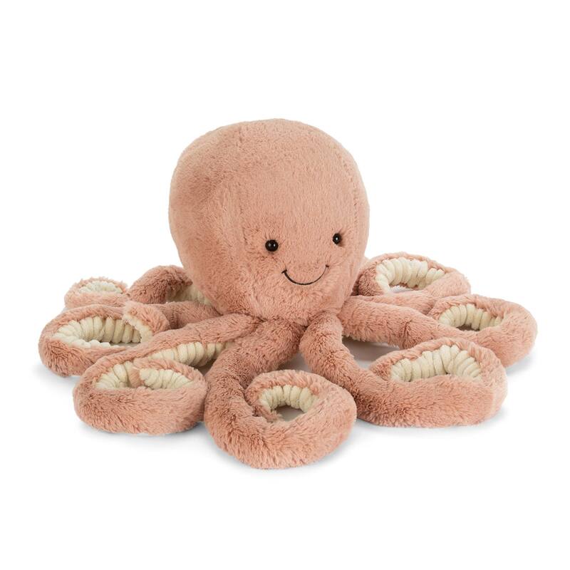Bicho de Pelúcia Jellycat Odell Octopus - 26,67 cm - Pelúcia