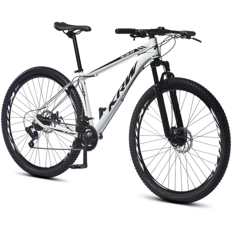 Bicicleta Aro 29 KRW Alumínio Shimano TZ 24 Vel Freio a Disco Ltx