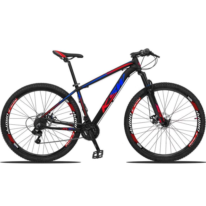 Bicicleta Aro 29 Ksw 27v Alivio, Freio Hidraulico E K7 11/36