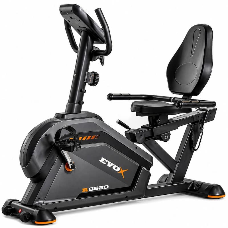 Bicicleta Ergométrica Horizontal Magnética Deluxe R8620 - Evox