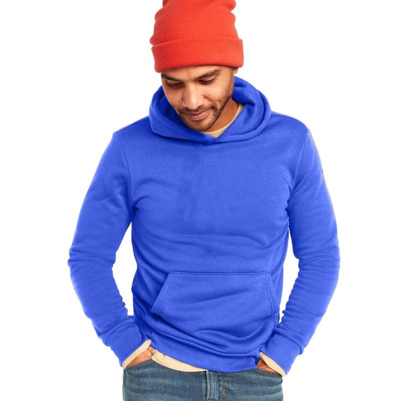 Blusa de Moletom Masculina Com Capuz Blusa de Frio Slim Fitness