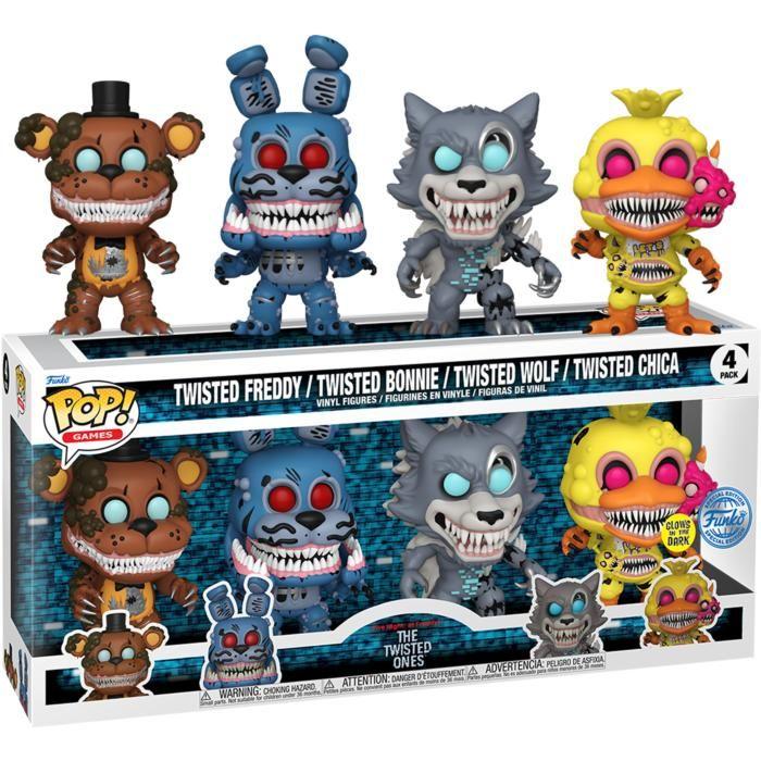 Boneco Funko Pop Five Nights At Freddys The Twisted Ones 4Pack