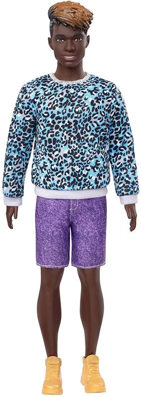 Boneco Ken Fashionista Negro Com Roupas Articulado Original Mattel