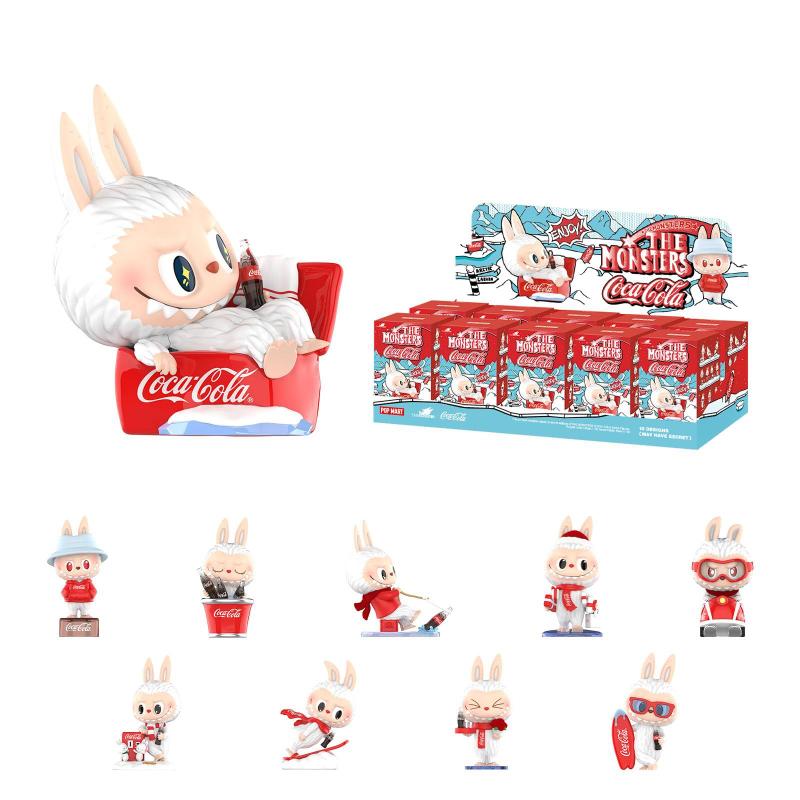 Bonecos de ação POP MART The Monsters Coca-Cola Series x10