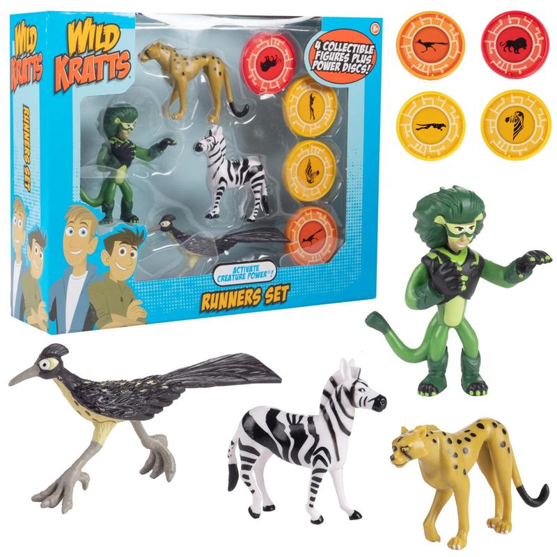 Bonecos Wild Kratts Activate Creature Power - Conjunto Wicked Cool
