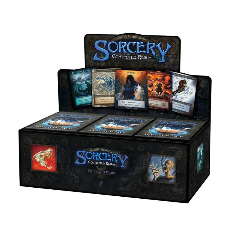 未開封 Sorcery TCG Box Contested Realm Beta 1c6007ba602497eeb9a8b34d54c68d