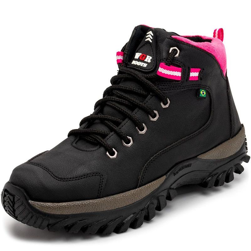Bota Coturno De Segurança Feminino Cano Curto Super Conforto WGR